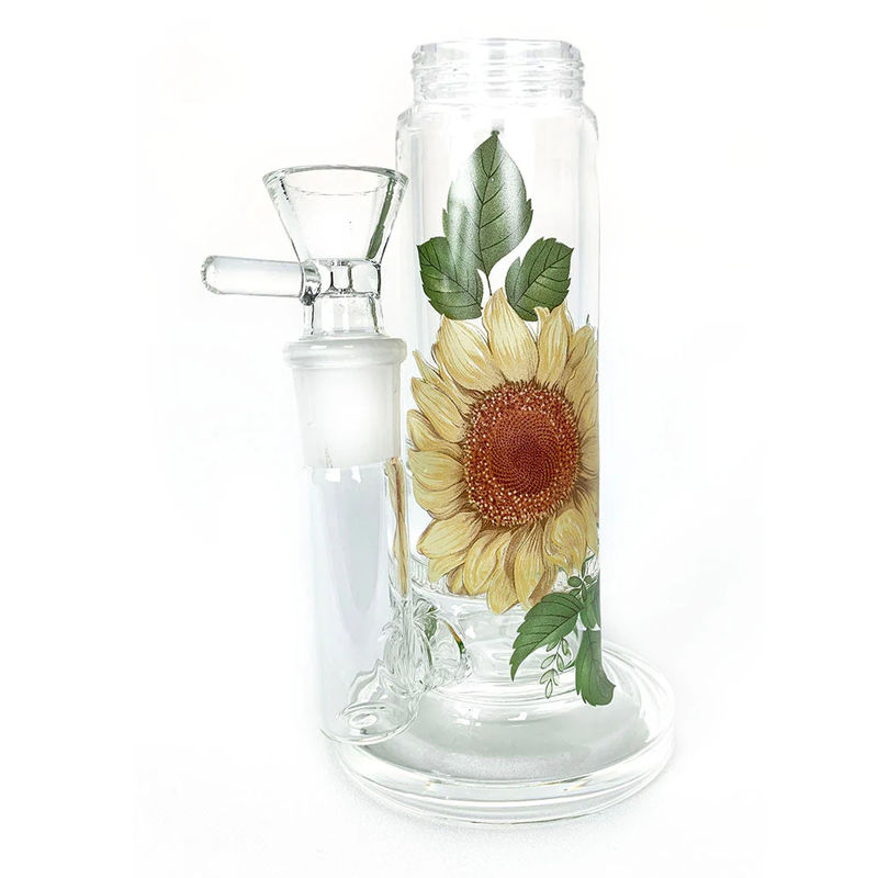 Prism Pipes Replacement Custom Bong Bases - Type:Honeycomb - Design:Sunflower