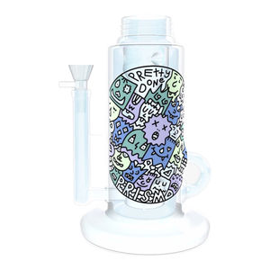 Prism Pipes Replacement Custom Bong Bases - Type:Klein Incycler - Design:Pretty Done