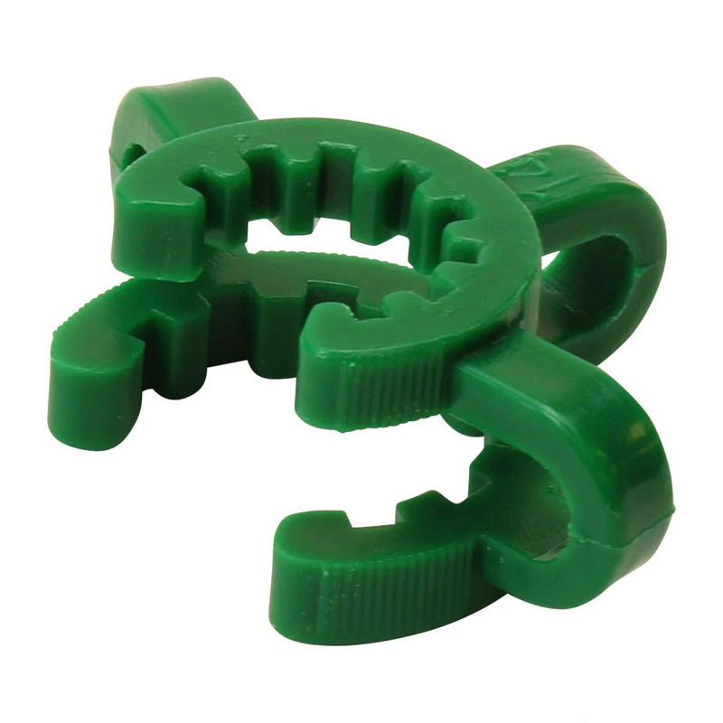 Plastic Keck Clips - Holds Glass on Glass Joints - Title:14mm / Green