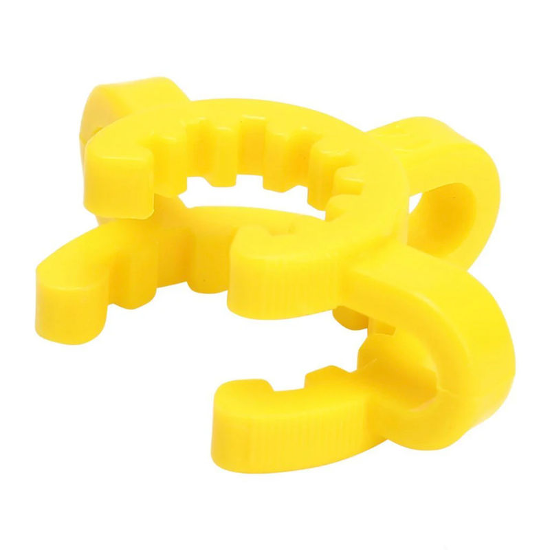 Plastic Keck Clips - Holds Glass on Glass Joints - Title:18mm / Yellow