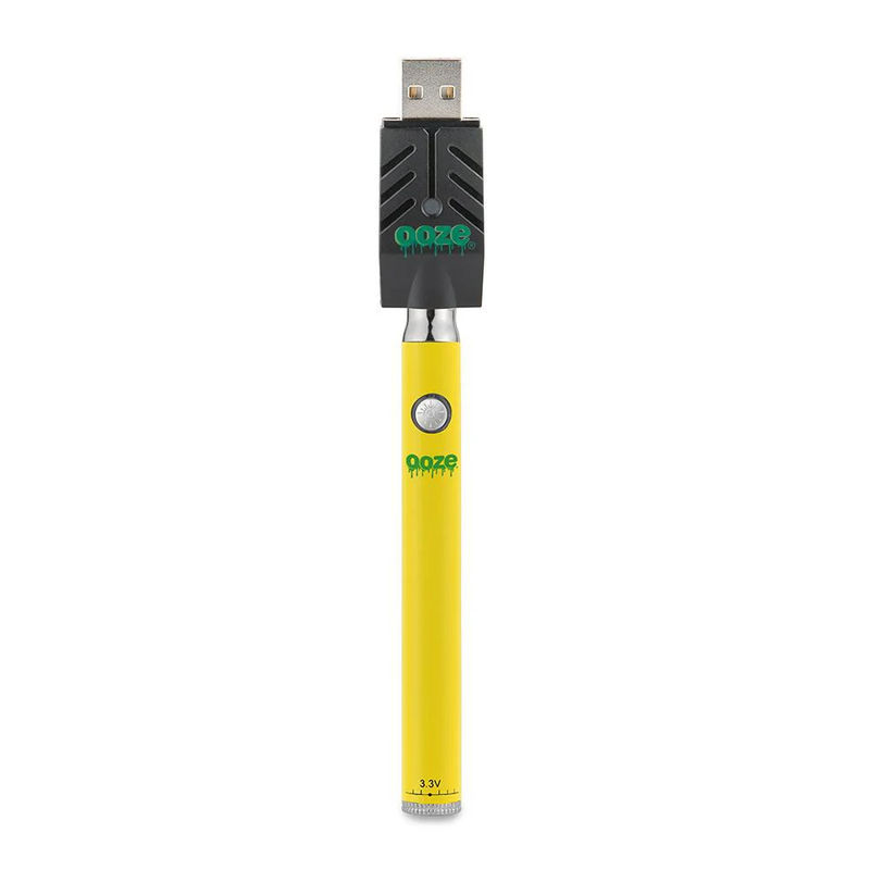 Ooze Slim Pen Twist Vape Pen Battery + Smart USB ? - Color:Yellow