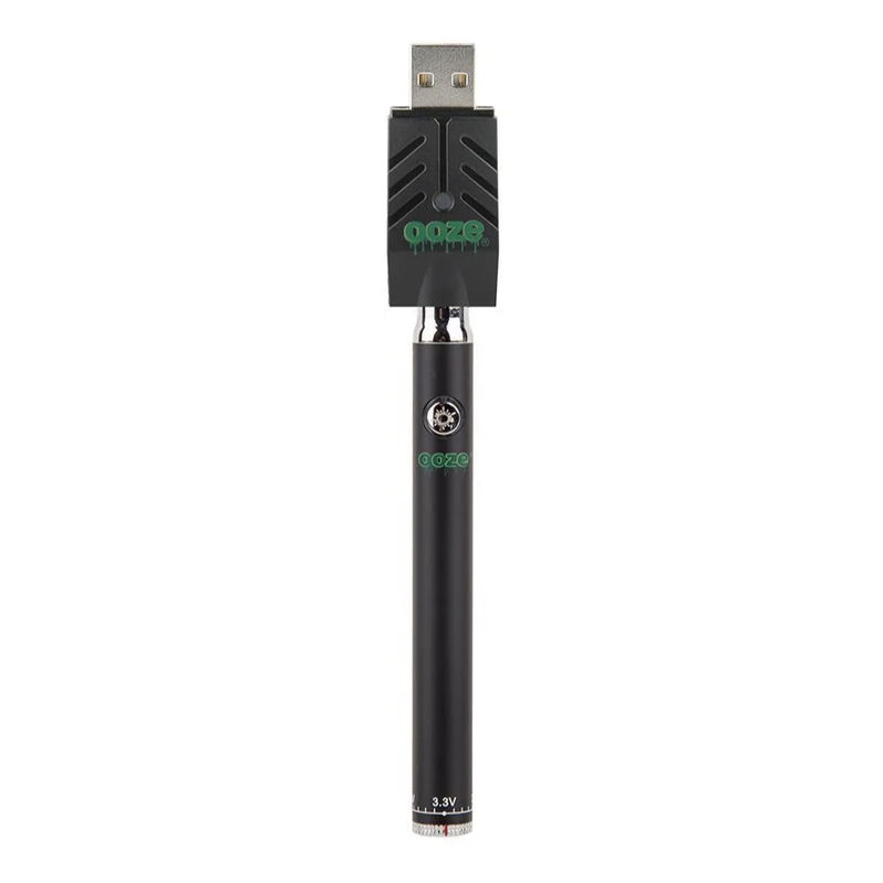 Ooze Slim Pen Twist Vape Pen Battery + Smart USB ? - Color:Black