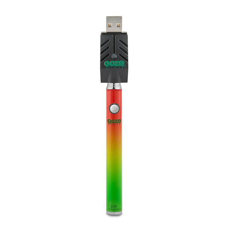 Ooze Slim Pen Twist Vape Pen Battery + Smart USB ? - Color:Rasta