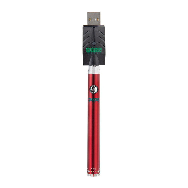 Ooze Slim Pen Twist Vape Pen Battery + Smart USB ? - Color:Red