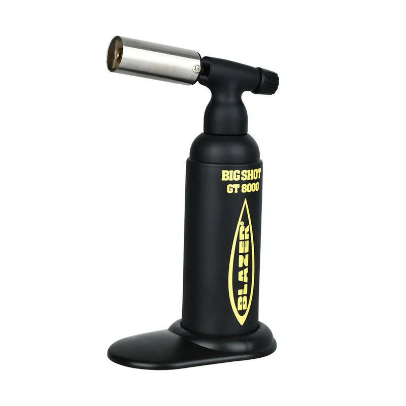 Blazer Big Shot GT8000 Torch Lighter - Style:LE Black + Yellow Logo
