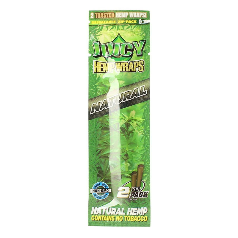 Juicy Jay’s Natural Hemp Flavored Blunt Wraps - Flavor:Natural