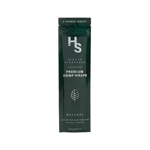 Higher Standards Premium Hemp Wraps - Quantity:Single Pack (2 wraps)