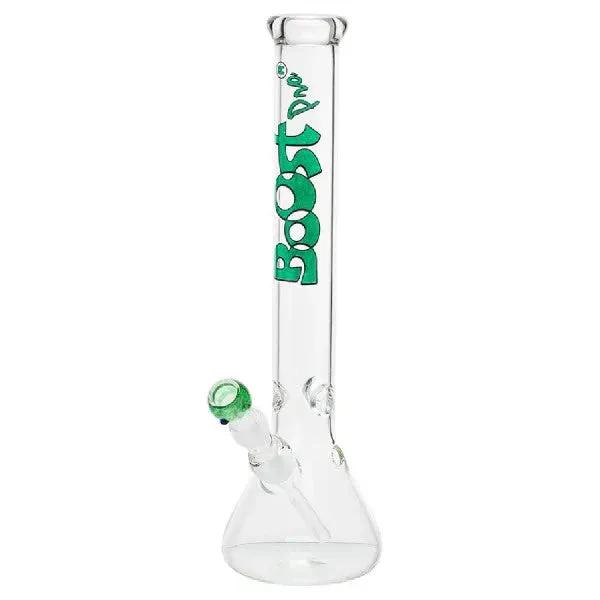 Boost 17" Colored Logo Beaker Bong - Color:Green