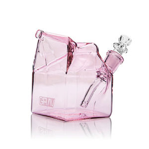 Grav® Milk Carton Bubbler ? - Color:Pink