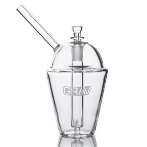 Grav® Slush Cup Bubbler Bong - Color:Clear