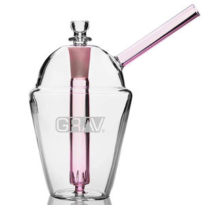 Grav® Slush Cup Bubbler Bong - Color:Pink