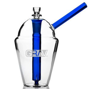 Grav® Slush Cup Bubbler Bong - Color:Cobalt