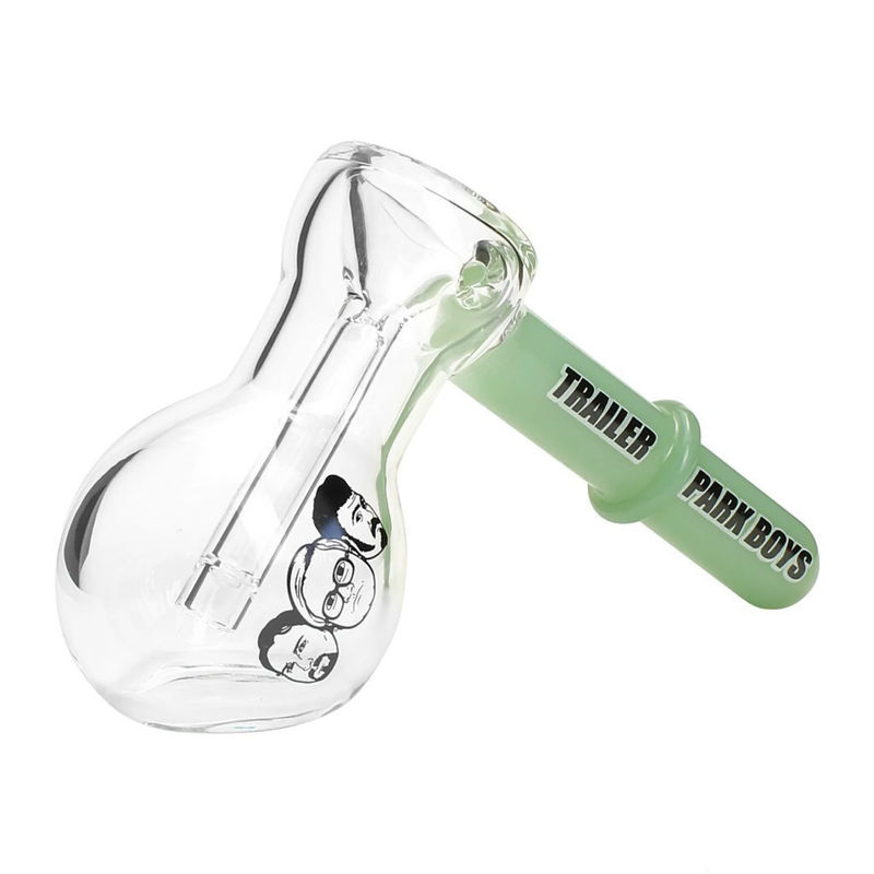 Trailer Park Boys Hammer Bubbler - Color:Milky Teal
