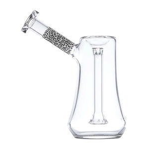 K. Haring 6.5” Upright Bubbler Pipe - Color:Black & White