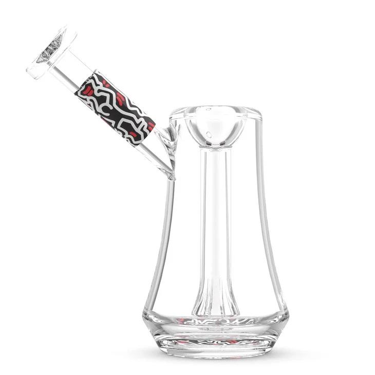 K. Haring 6.5” Upright Bubbler Pipe - Color:Multi-Color