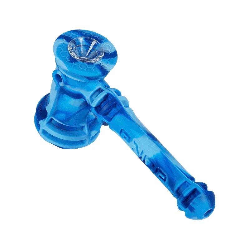 Eyce Indestructible Hammer Bubbler - Color:Blue Marble