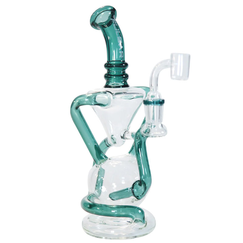 Pulsar 9” Vortex Recycler Oil Rig - Color:Teal
