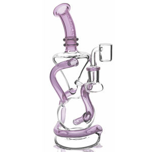 Pulsar 9” Vortex Recycler Oil Rig - Color:Purple