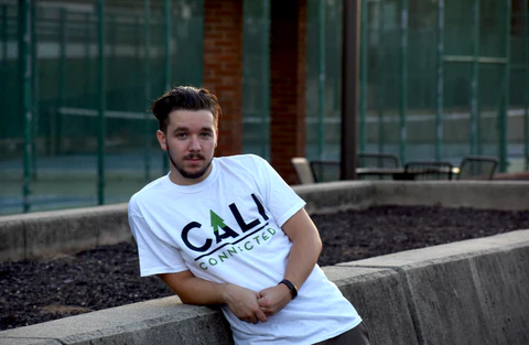 CaliConnected Smoke Shop White Cotton Tee