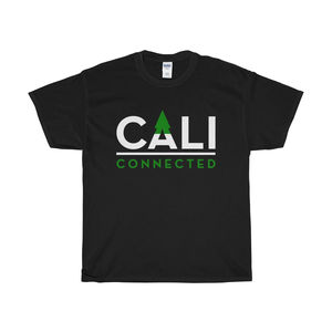 CaliConnected Black Cotton T-Shirt - Color:Black - Size:M