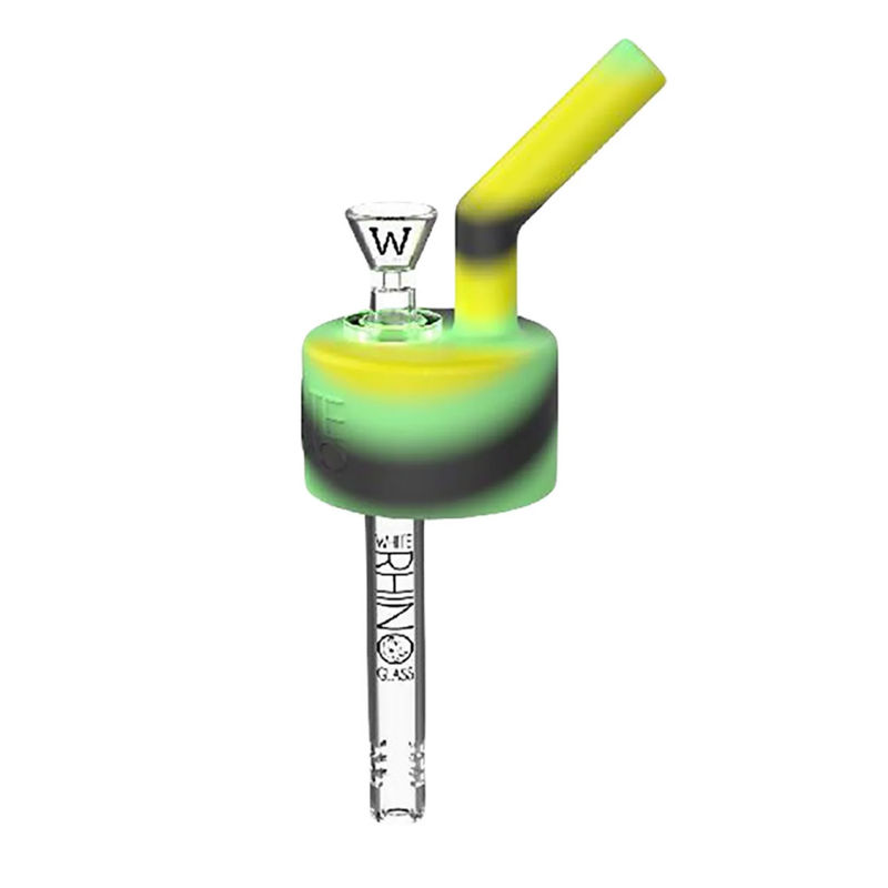 White Rhino Instant Water Pipe Can Adapter - Mask Color:Green & Black