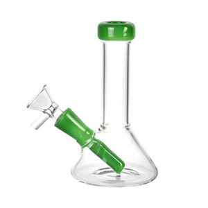 CaliConnected 5.25” Conical Mini Beaker Bong - Color:Green