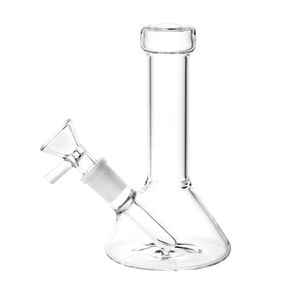 CaliConnected 5.25” Conical Mini Beaker Bong - Color:Clear