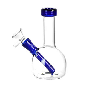 CaliConnected 5.5” Dome Mini Beaker Bong - Color:Blue