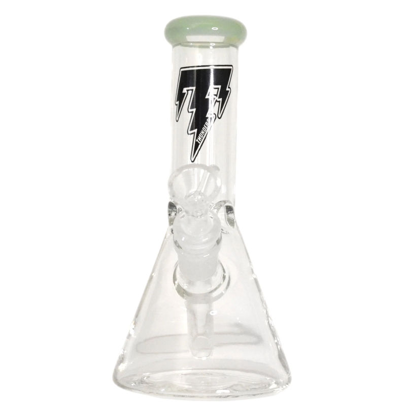 Thunder Glass 8” Mini Beaker Bong - Color:Mint
