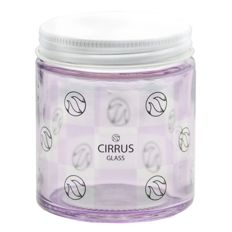 Cirrus Glass Stash Jar - Style:Lavender
