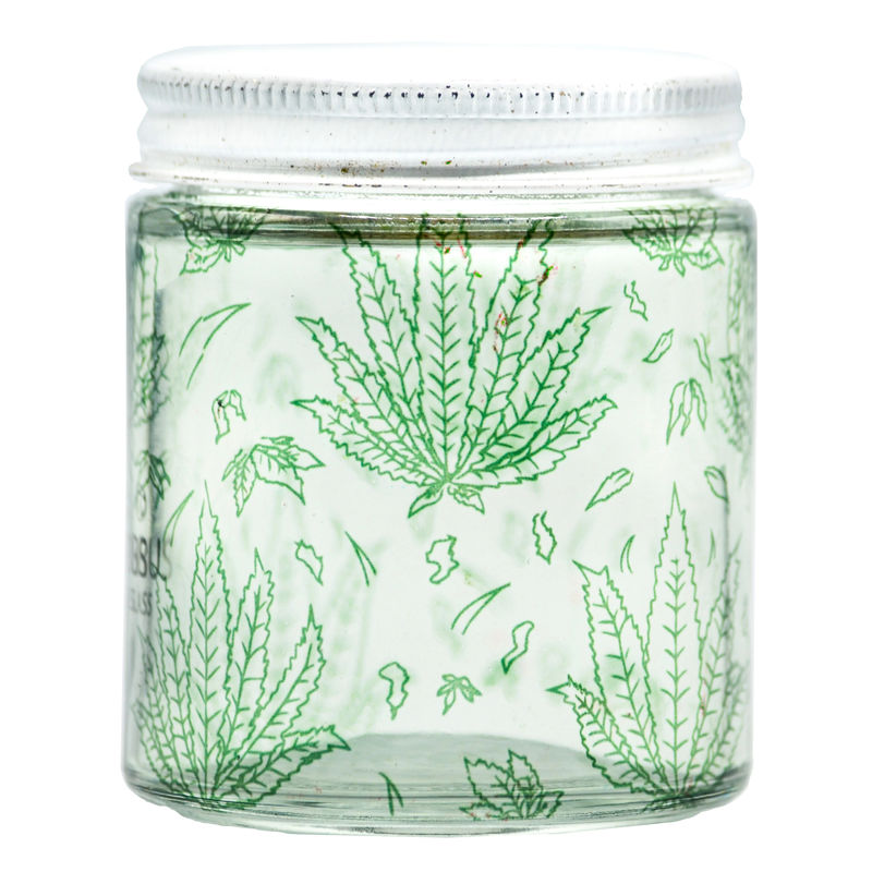 Cirrus Glass Stash Jar - Style:Green Sativa