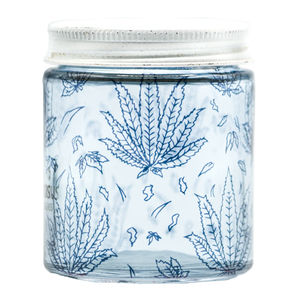 Cirrus Glass Stash Jar - Style:Blue Sativa
