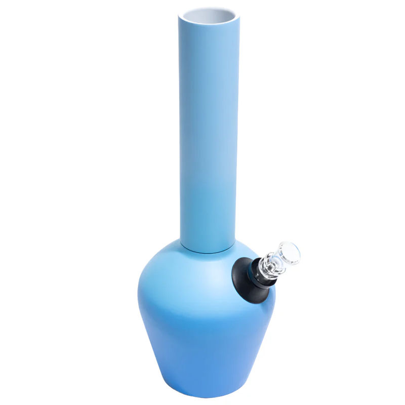 Chill Steel Pipes 13” Double-Wall Insulated Bong - Color:Limited Edition - Blue Ombre Bong