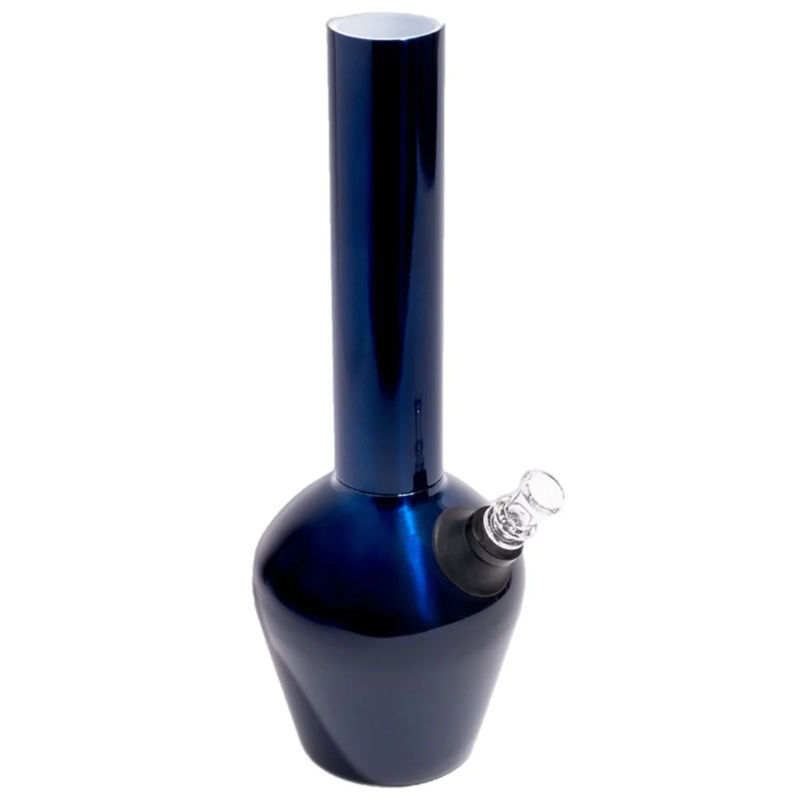Chill Steel Pipes 13” Double-Wall Insulated Bong - Color:Gloss Blue