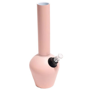Chill Steel Pipes 13” Double-Wall Insulated Bong - Color:Matte Pink