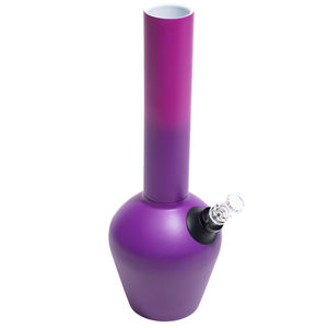 Chill Steel Pipes 13” Double-Wall Insulated Bong - Color:Limited Edition - Purple Ombre Bong