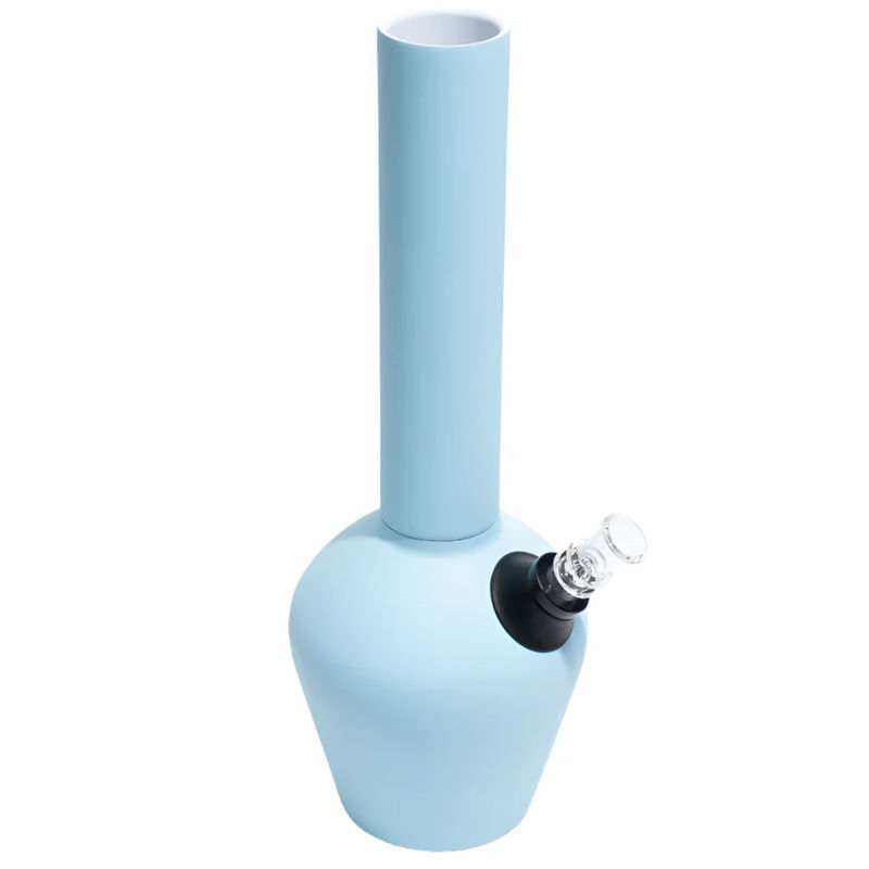 Chill Steel Pipes 13” Double-Wall Insulated Bong - Color:Matte Baby Blue