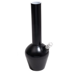 Chill Steel Pipes 13” Double-Wall Insulated Bong - Color:Matte Black
