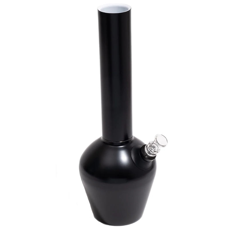 Chill Steel Pipes 13” Double-Wall Insulated Bong - Color:Matte Black