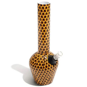 Chill Steel Pipes 13” Double-Wall Insulated Bong - Color:Limited Edition - Honeycomb