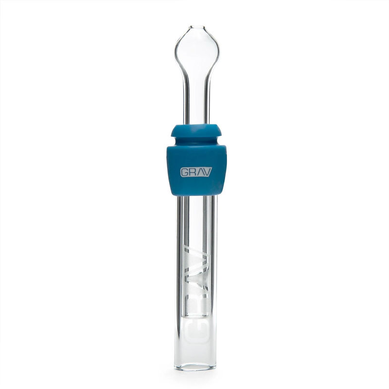 Grav® Glass Blunt w. Silicone Grommet - Color:Blue