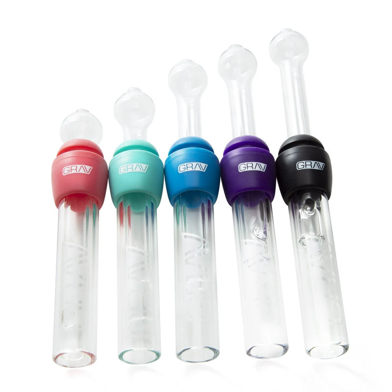 Grav® Glass Blunt w. Silicone Grommet - Color:Variety 5-Pack