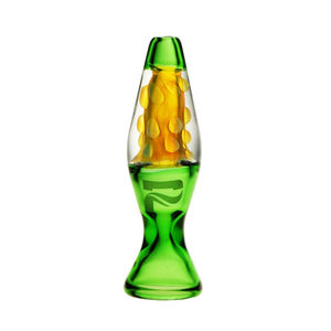 Pulsar 3” Lava Lamp Chillum Pipe - Color:Green