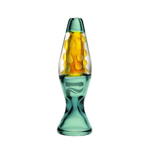 Pulsar 3” Lava Lamp Chillum Pipe - Color:Teal
