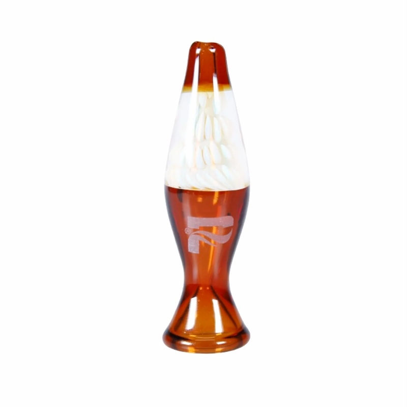 Pulsar 3” Lava Lamp Chillum Pipe - Color:Amber