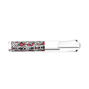 K. Haring Glass Taster Pipe - Color:Multi-Color