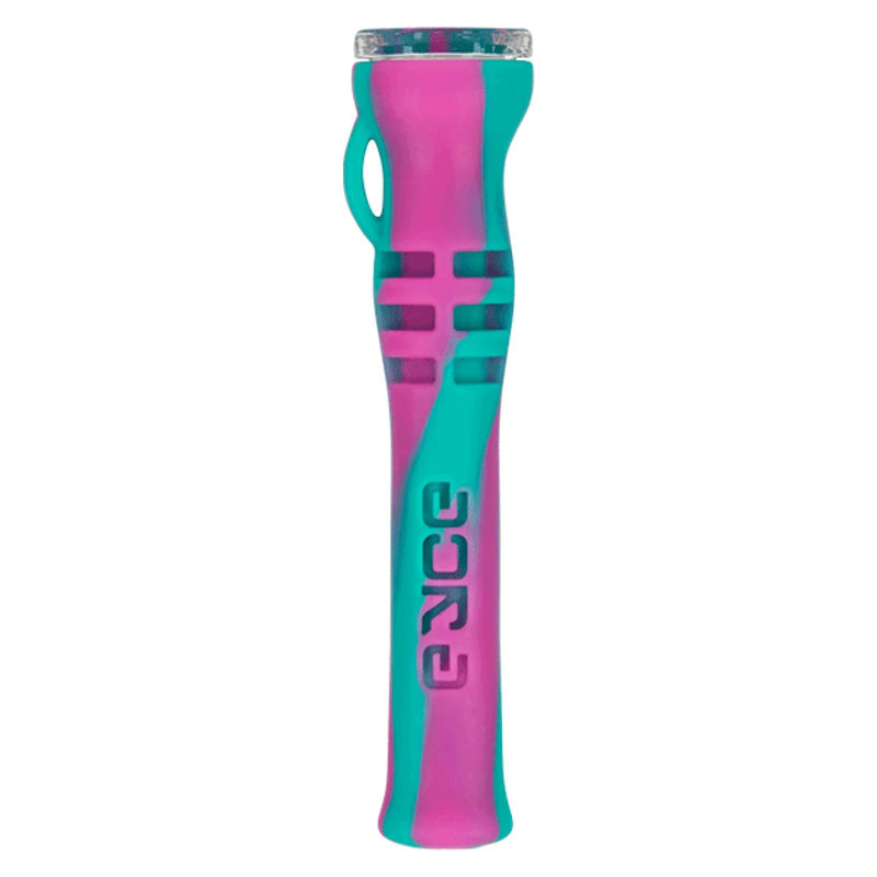 Eyce Shorty Indestructible Silicone Taster Pipe - Color:Coral Reef