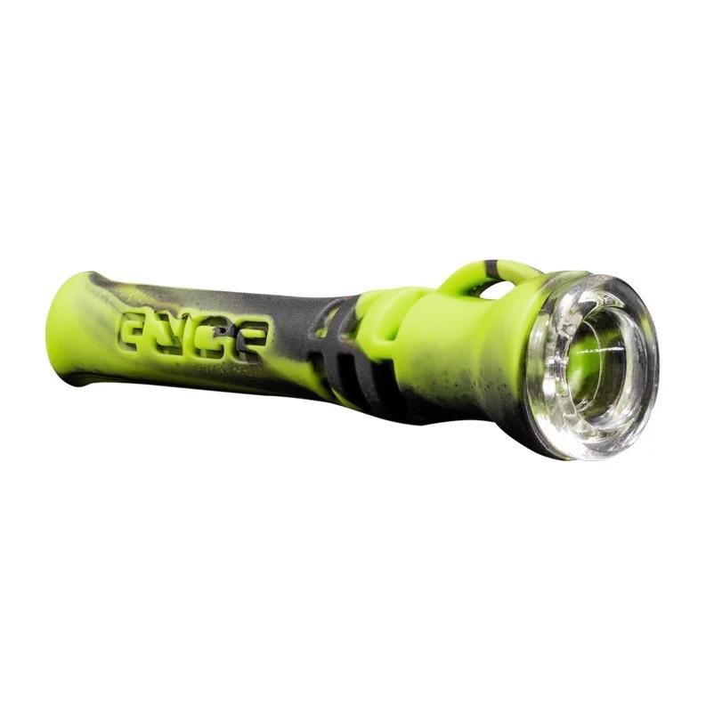 Eyce Shorty Indestructible Silicone Taster Pipe - Color:Creature Green