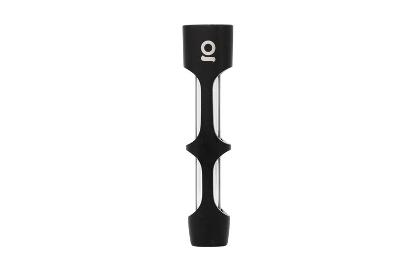 Ongrok Aluminum and Glass Chillum Pipe - Color:Black