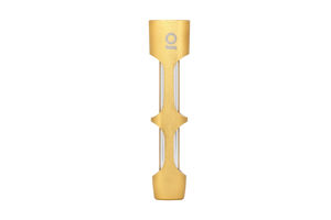 Ongrok Aluminum and Glass Chillum Pipe - Color:Gold
